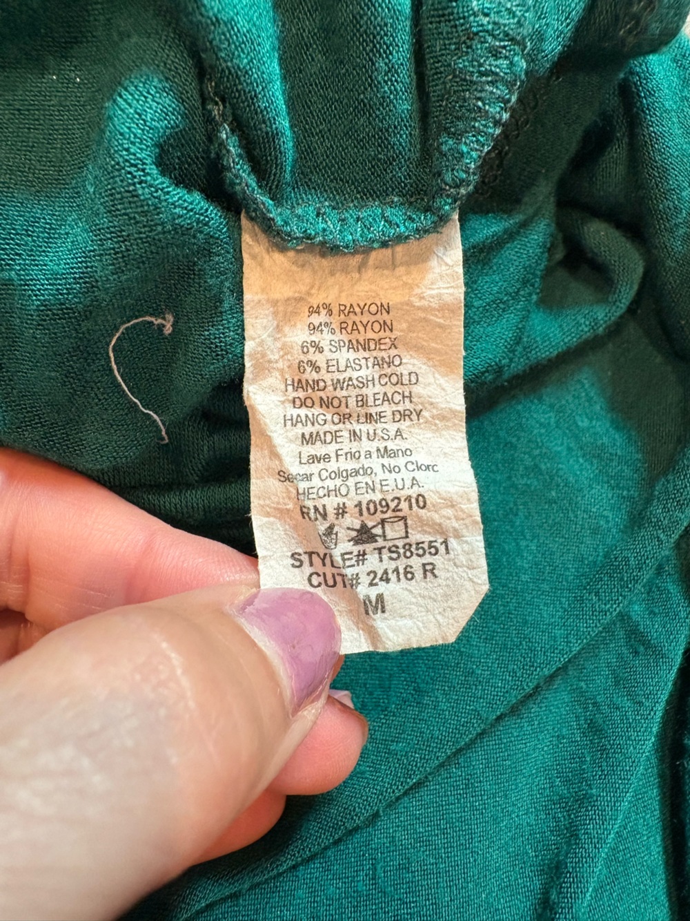 Windsor Emerald Teal Asymmetrical Skirt with Side Knot - Picture 3 of 3
